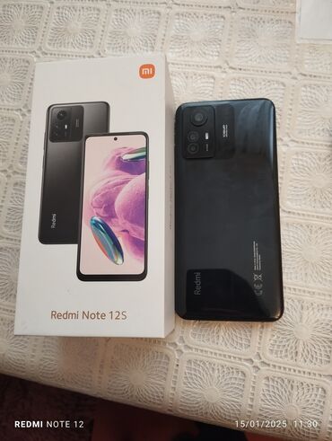 Xiaomi: Xiaomi 12S, 256 GB, rəng - Qara, 
 Barmaq izi, Face ID