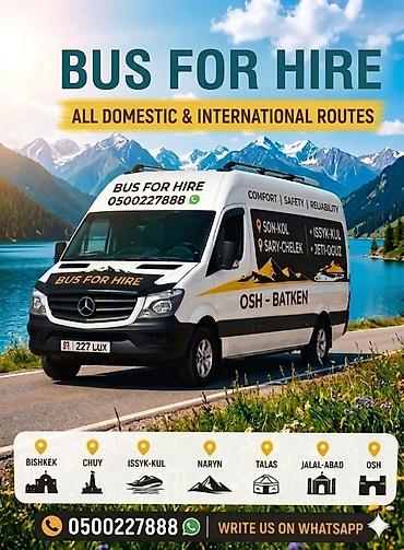 Транспорт ижарасы: Bus for Hire — Passenger Transportation for All Domestic & — 2