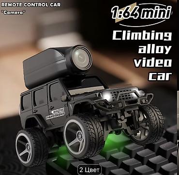 вертолетик в машину: Мини‑внедорожник KF32 (масштаб 1:64) с камерой и пультом — 7