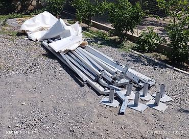 demir qapi bezekleri: Metal karkaslı tent/çadır konstruksiyası - Tətbiq: həyət, tədbir — 6