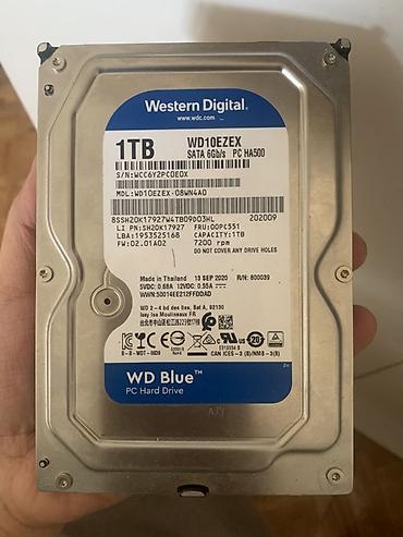 Настольные ПК и комплектующие: HDD 1TB Western Digital Жесткий диск Western Digital WD Blue 3.5" - — 1