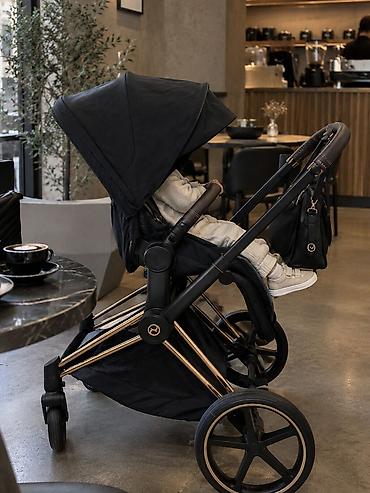 золотое украшения: Коляска, Cybex, цвет - Черный, Б/у, Самовывоз — 1