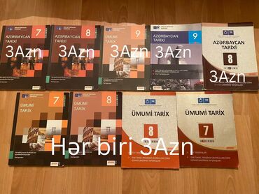 Digər kitablar və jurnallar: Qiymət üstündə yazılıb. Bəziləri işlənməyib yenidi. Toplu halda