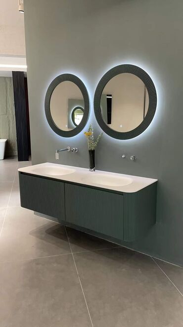 Sifarişlə qonaq dəstləri: Hamam mebeləri Moydadırlar dolablar led işığlı güzgülər duş kabinələr — 4