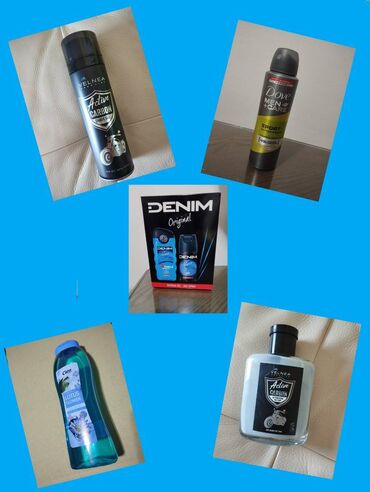 Nega kože: Paket muške kozmetike novo 5 kom sve za 1700 din. *Set Denim original
