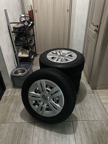 диски и шины хонда 17: Дөңгөлөктөр монтажда R 15, Кыш, Комплект, Жеңил унаалар, Темир, тешиктери - 5