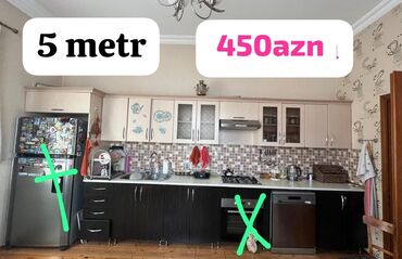 JMC: Metbex mebeli satilir 5 metr uzerinde Qaz,moyka, aspirator verilir