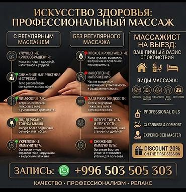 Массаж | Лечебный массаж | С выездом на дом