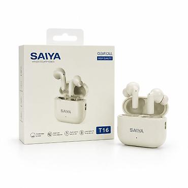 bluetooth qulaqciq: Kateqoriya: Qulaqlıqlar Brend: Saiya Model: T16 White Ad: Saiya T16 — 1