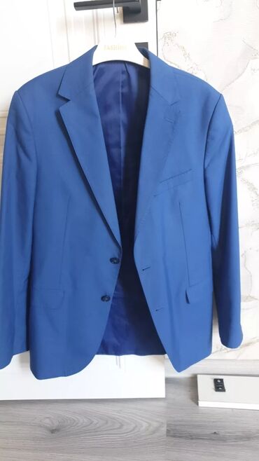 Pencəklər: KİĞILI kişi pencəyi - Rəng: canlı kral mavi - Kəsim: klassik/yarı — 29