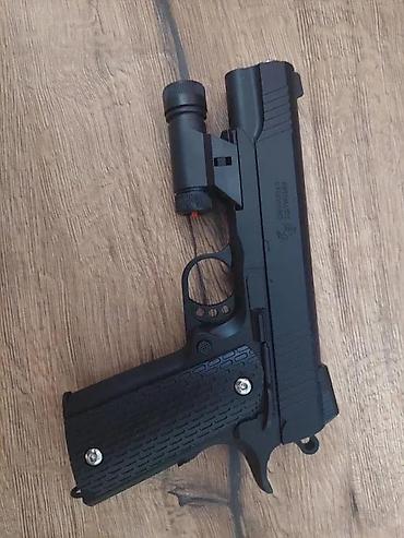 Dečije igračke puške i pištolji: DESERT WARRIOR METALNI PISTOLJ NOV IGRACKA ZA DECU AKCIJA | Cene — 8