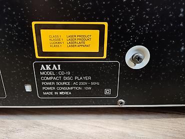 Динамики и колонки: AKAI COMPACT DISC PLAYER CD - 19, made in Korea, в хорошем — 19
