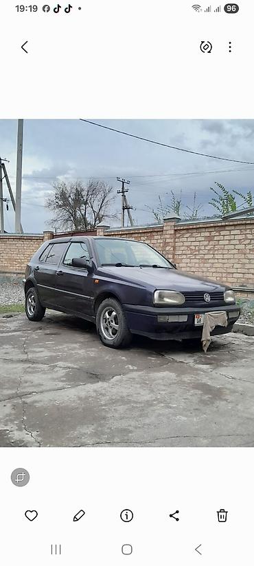 Volkswagen Golf: 1993 г., 1.8 л, Хэтчбэк at lalafo.kg — 1 Volkswagen Golf: 1993 г., 1.8 л, Хэтчбэк — 1