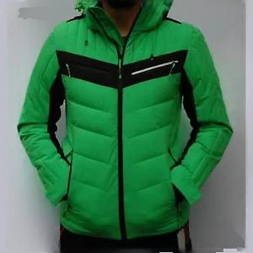 Zimske jakne: Muška zimska jakna – zelena/crna - Sportski kroj sa panelima od — 8