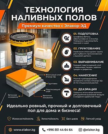 антипыль: Промышленные наливные полы ЭЛАКОР Описание: - Полимерные покрытия для — 3