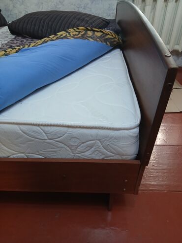 Спальные гарнитуры: Спальный гарнитур, Двуспальная кровать, ДСП, цвет - Коричневый at lalafo.kg — 5 Спальные гарнитуры: Спальный гарнитур, Двуспальная кровать, ДСП, цвет - Коричневый — 5