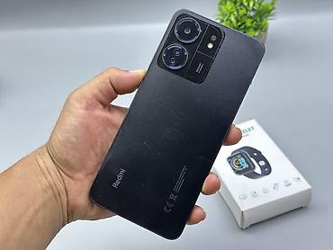 Уюлдук телефондор жана аксессуарлар: Redmi, Redmi 13C, Колдонулган, 128 ГБ, түсү - Кара, 2 SIM — 1