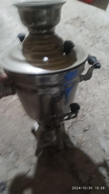 antik samovar: İşlənmiş Od Samovar, 3 l, Ünvandan götürmə — 3