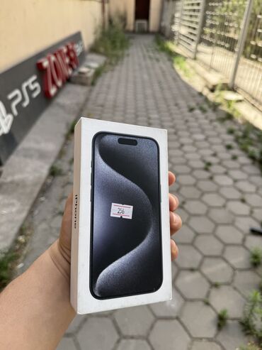 купить жк телевизор бу: IPhone 15 Pro, Колдонулган, 256 ГБ, Blue Titanium, Заряддоочу түзүлүш, Коргоочу айнек, Каптама, 90 %