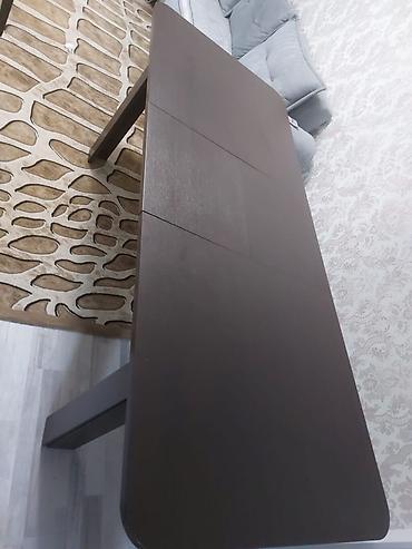 Masalar: Qatlanan/uzadıla bilən masa - Material: tünd ağac rəngli MDF/laminat — 4