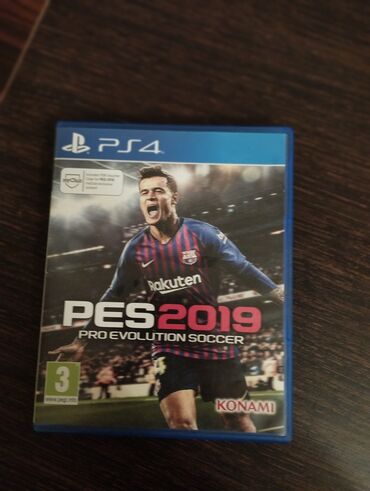 PS4 (Sony Playstation 4): PS4 diski pes2019 teptəzədi 1hıftə işlətmişəm 40azn