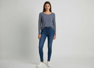 bluzki w paski zalando: Weekday, Жіноча блуза, розмір M