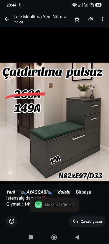 ucuz paltar dolabi: _*Yeni 👣👟AYAQQABI👟👣dolabı*_ Birbaşa istehsalçıdan alın‼️ Qiymət  — 1