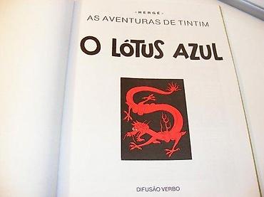 lotus lux: Herge Tintim - As aventuras de Tintim O lotus azulDIFUSAO — 5