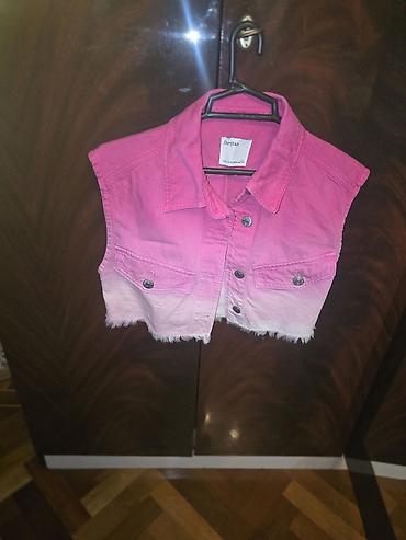 topdan geyim: Jilet, Bershka, Standart, rəng - Çəhrayı — 1