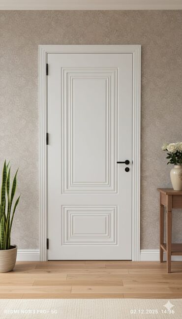 Otaq qapıları: Yataq otağı üçün Yeni Otaq qapısı 90x205 sm Çərçivə ilə, Zəmanətli, Ödənişli quraşdırma, Pulsuz çatdırılma — 2