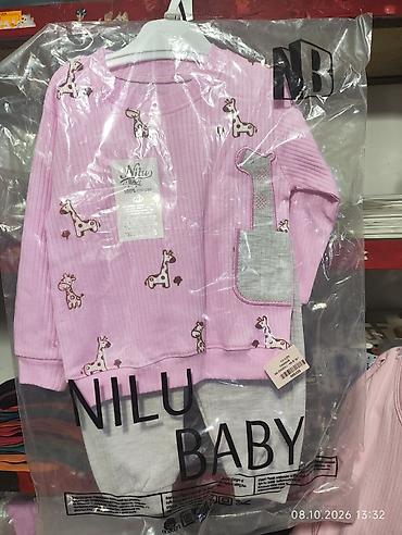 ev tipi cadir: Uşaq geyim dəstləri – 100% pambıq - Brendlər: Nilu Baby, Kids Land — 1