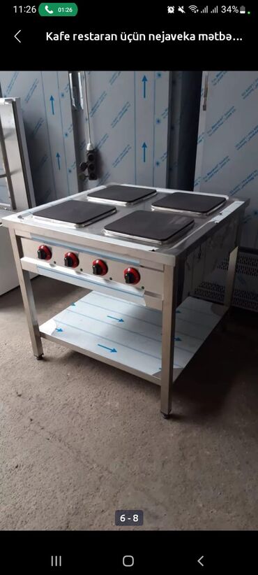 Digər restoran, kafe avadanlığı: Qaz və tok peçi kafe restoran üçün yığılır bir zəngə sifariş mümkündür -da lalafo.az — 18 Digər restoran, kafe avadanlığı: Qaz və tok peçi kafe restoran üçün yığılır bir zəngə sifariş mümkündür — 18