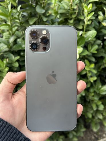 Apple iPhone: IPhone 12 Pro Max, 128 GB, Space Gray, Simsiz şarj, Face ID