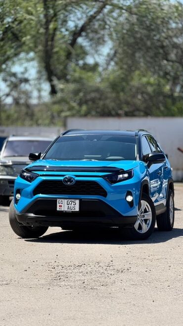 тайота скайлайн: Toyota RAV4 – это современный кроссовер синего цвета с черной крышей и