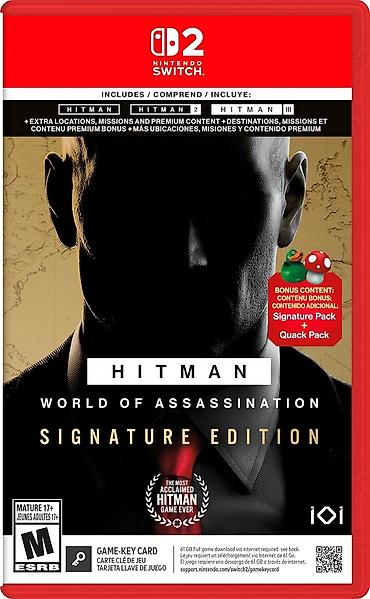 card reader: Məhsul: Nintendo Switch üçün “Hitman: World of Assassination – — 1