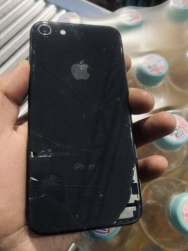 iphone xr цена в бишкеке бу: IPhone 8, Б/у, 64 ГБ, Jet Black, Зарядное устройство, Защитное стекло, Чехол, 100 %