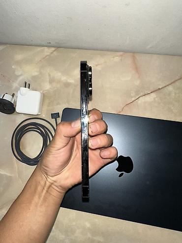 macbook 14: IPhone 14 Pro Max, Б/у, 128 ГБ, Черный, Защитное стекло, Чехол, 100 % — 4