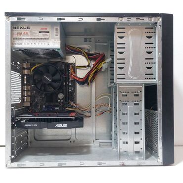 Masaüstü kompüterlər və iş stansiyaları: Oyun üçün Kompüter "Core i5 3470 GTX1050 2GB 256GB NVME” ⭐Tək Sistem — 9