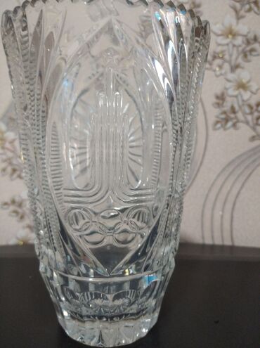 Вазы: Ваза хрустальная " Олимпиада -80 " СССР. город Ош цена 3000 сом at lalafo.kg — 6 Вазы: Ваза хрустальная " Олимпиада -80 " СССР. город Ош цена 3000 сом — 6