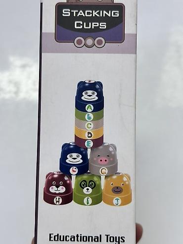 капсула домик: Игровой набор Stacking Cups — развивающие стаканчики для детей 3+ - — 1
