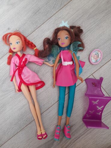 mutfaq oyuncaqları: Winx İki kukla original və aksesuarları daxil olan dəst