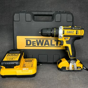 Шуруповерты: Шуруповерт аккумуляторный Dewalt 21V с набором инструментов,2 АКБ