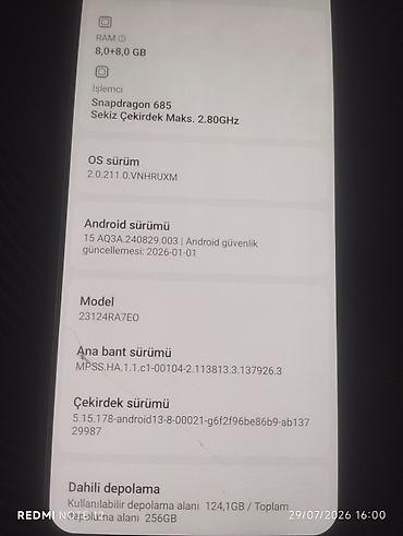 nar nomreler kataloqu: Redmi Note 13, 256 GB, rəng - Qara, İki sim kartlı — 6