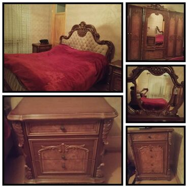yeni mebel: Двуспальная кровать, Шкаф, Комод, Тумба, Малайзия