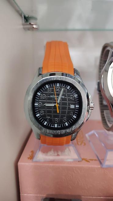 Aksesuarlar: Patek Philippe Aquanaut tərzində kişi qol saatları - Korpus: parlaq — 6