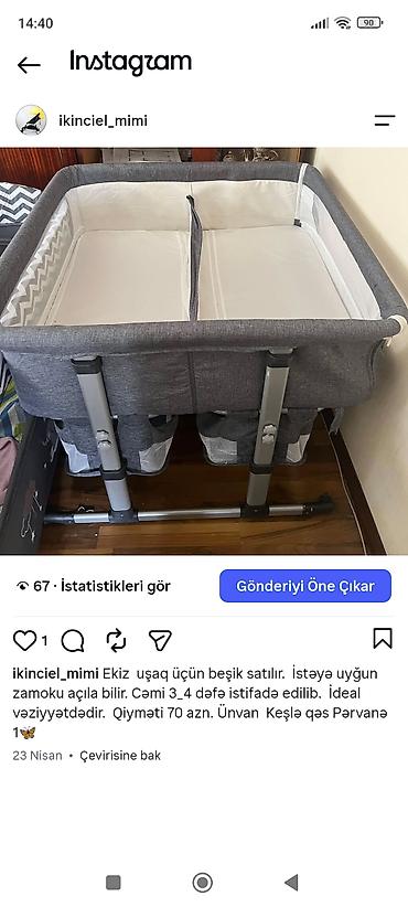 Beşiklər: Mehra Bewik Yellenir Matras var munasib ‼️ 45 azn Muwfiqabad *Mehra — 2