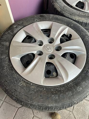 bbc disk: 195/65 R15 təkər dəsti və Hyundai orijinal qalpaklar - Ölçü: 195/65 — 3