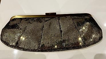 Çantalar: Accessorize clutch Metal şəbəkəli qızılı klatç çanta - Rəng — 2
