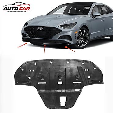 splash: Защита бампера двигателя Hyundai Sonata DN8 / Хендай Соната ДН8 — 1