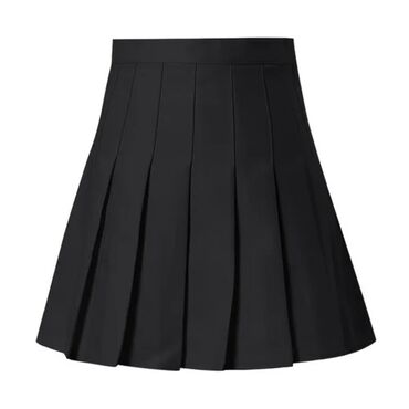 теннисная юбка в школу: M (EU 38), цвет - Черный